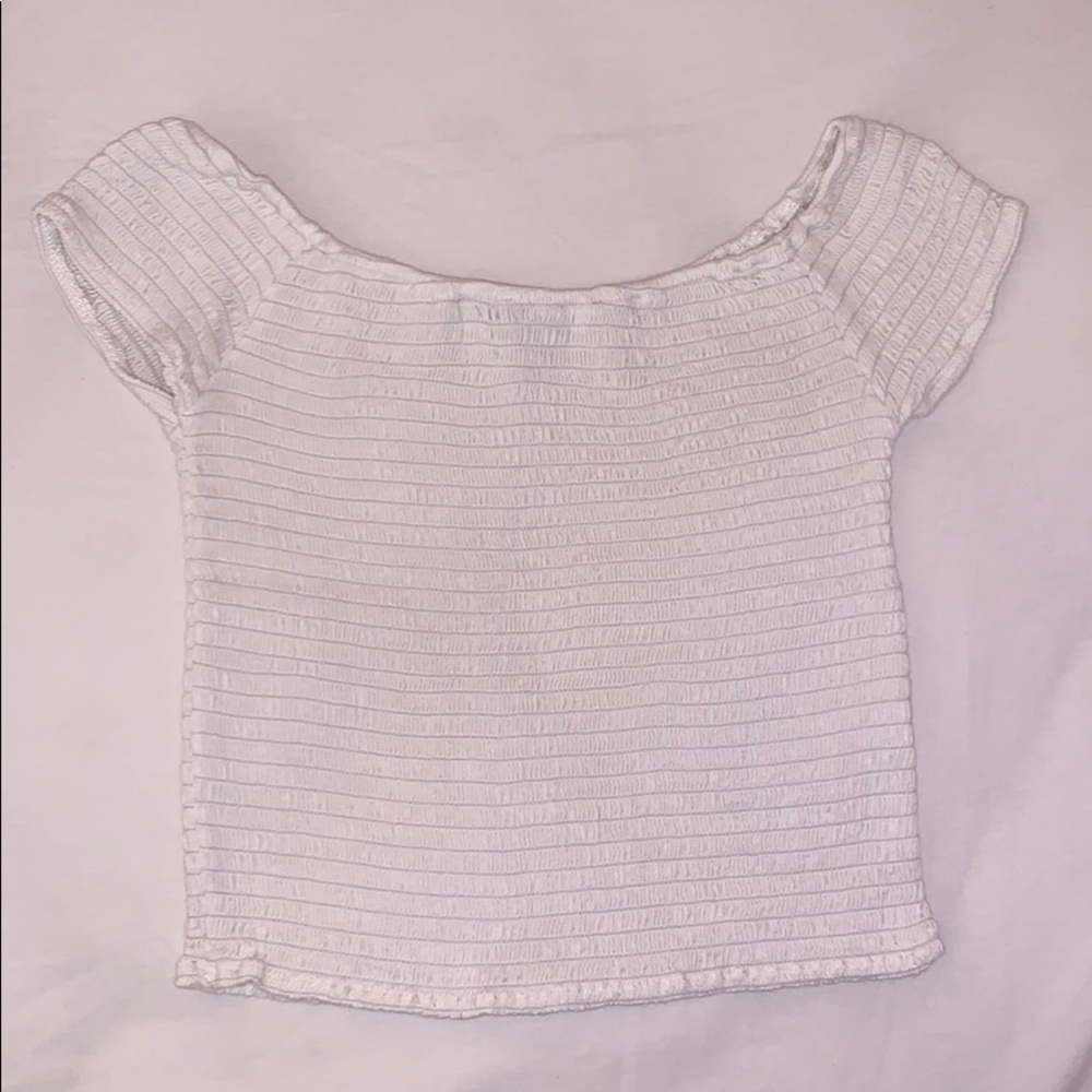 Brandy Melville Smocked Off The Shoulder